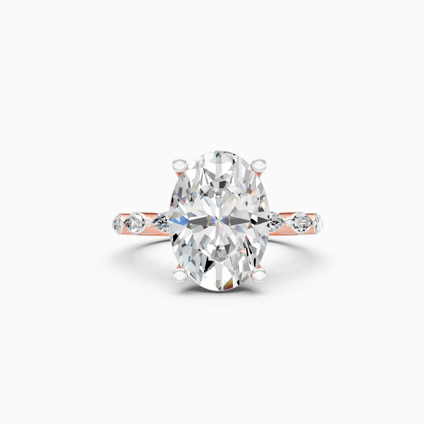 Crown of Grace Oval Diamond Ring