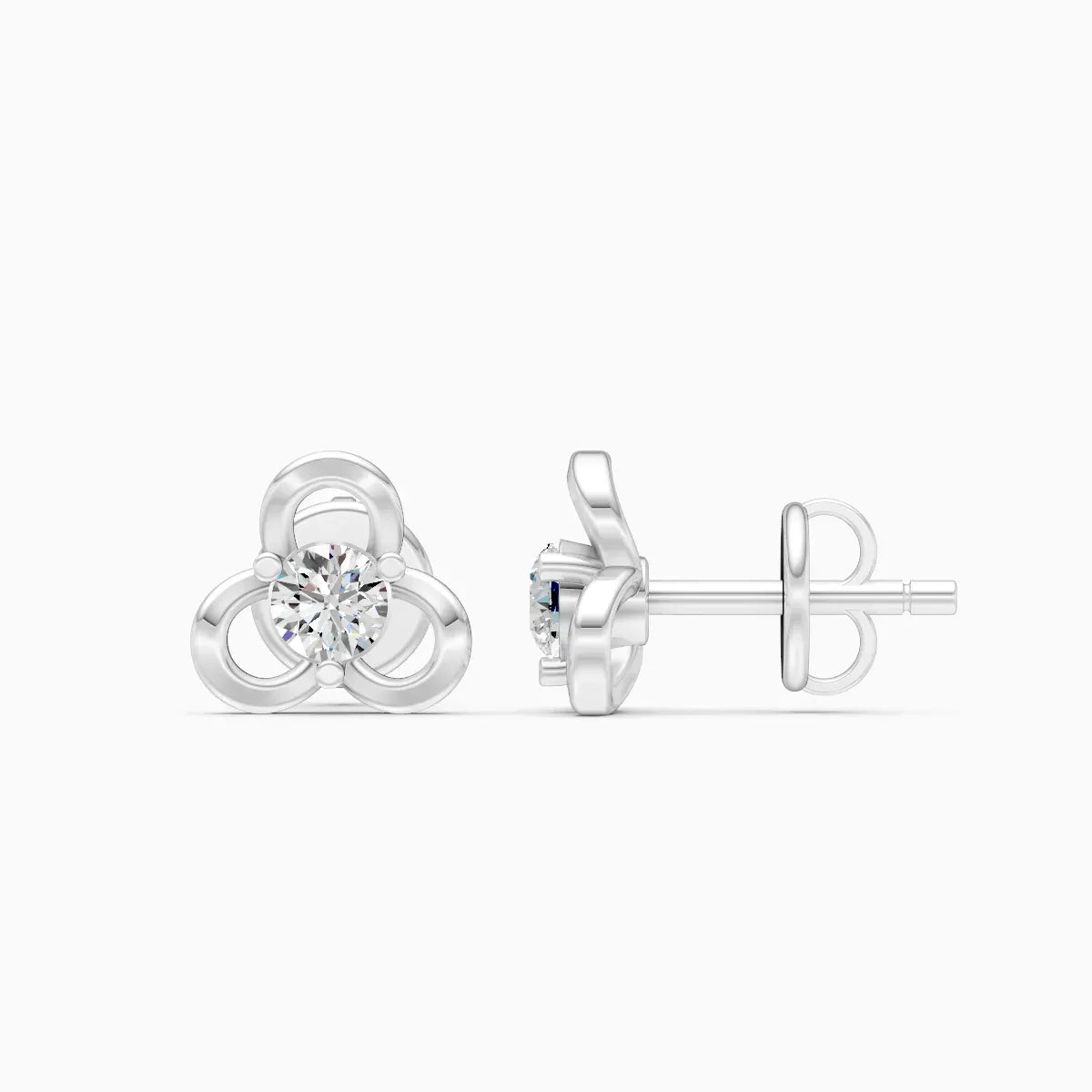 Trillium Bloom Studs