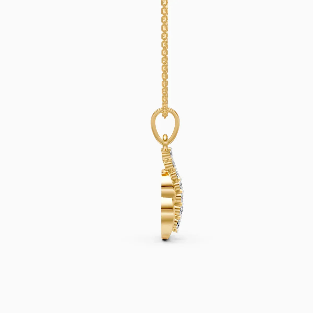 Interlinked Circle Diamond Pendant