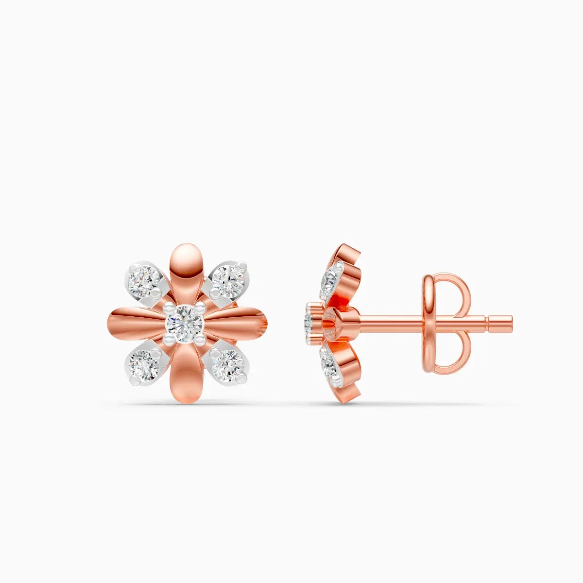 Petal Radiance Diamond Studs