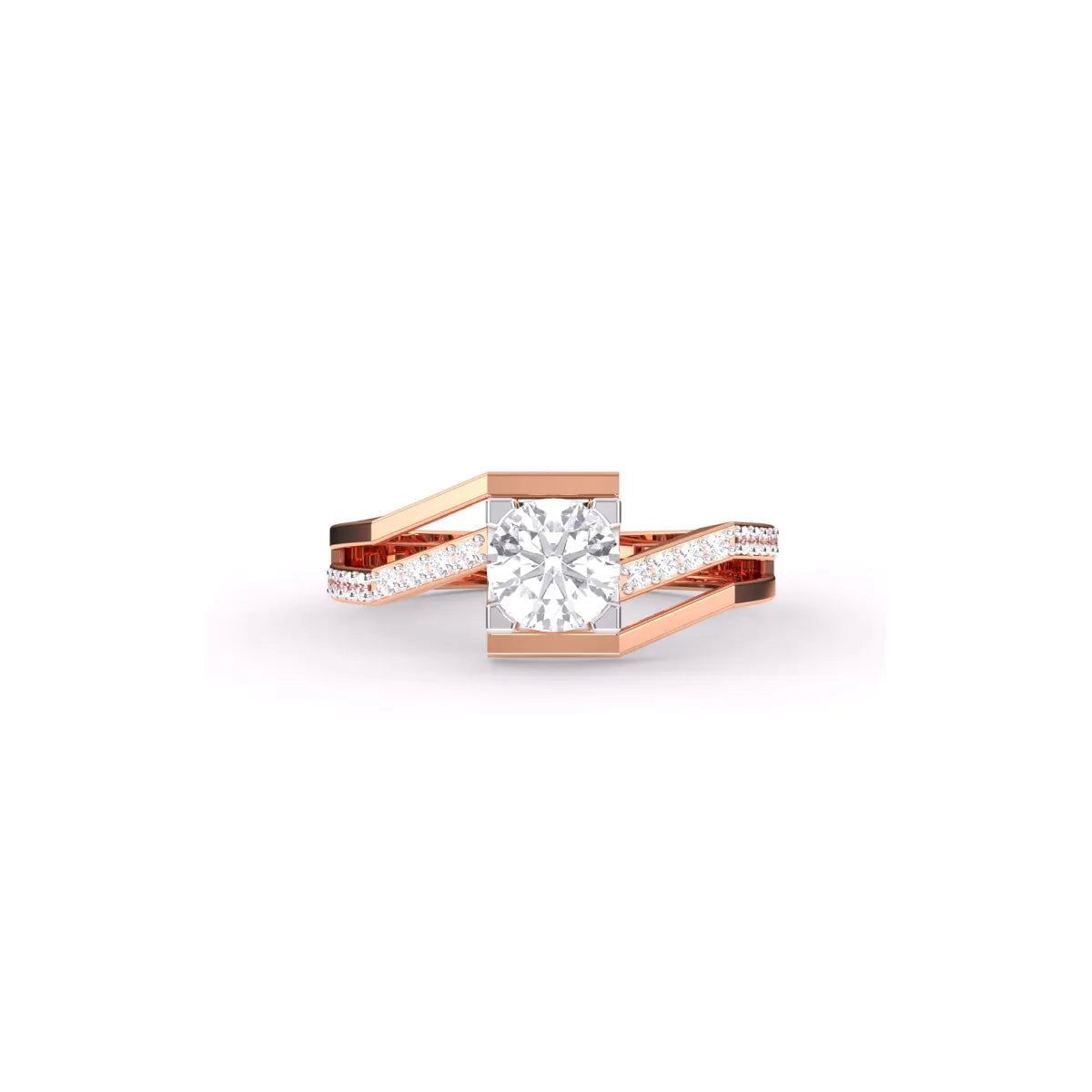 Lab Grown Diamond Double Raw Band Ring