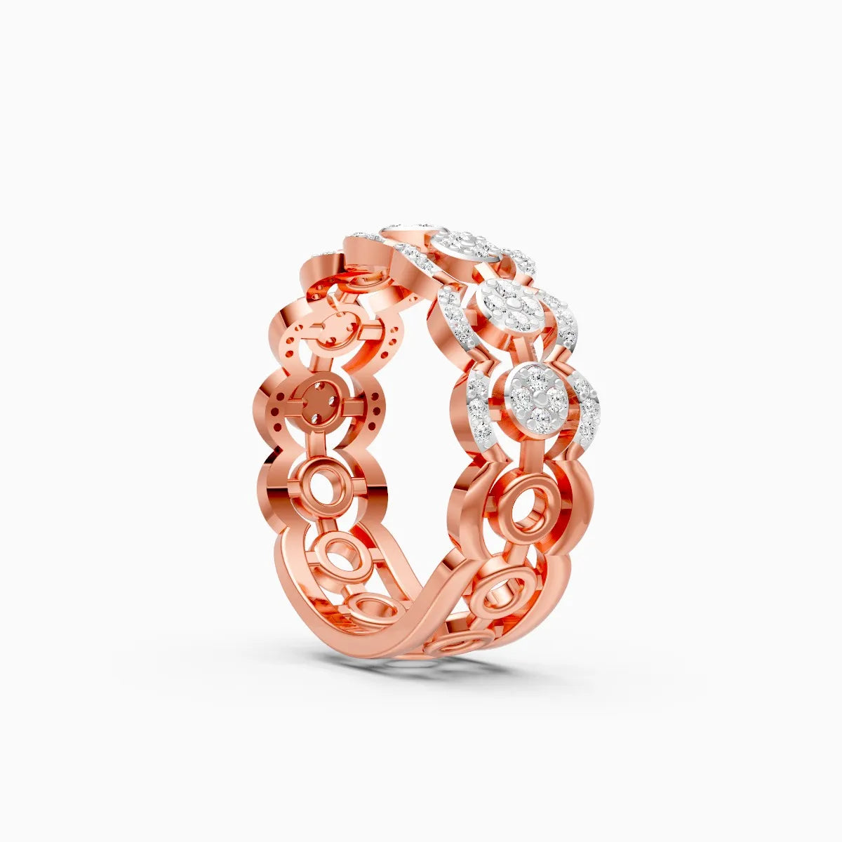 Celestial Charm Multi-Halo Round-Cut Diamond Ring