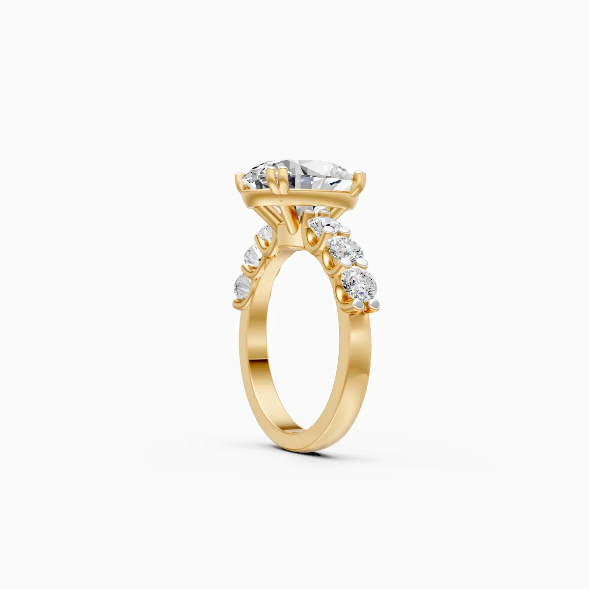 Timeless Oval Solitaire Engagement Ring