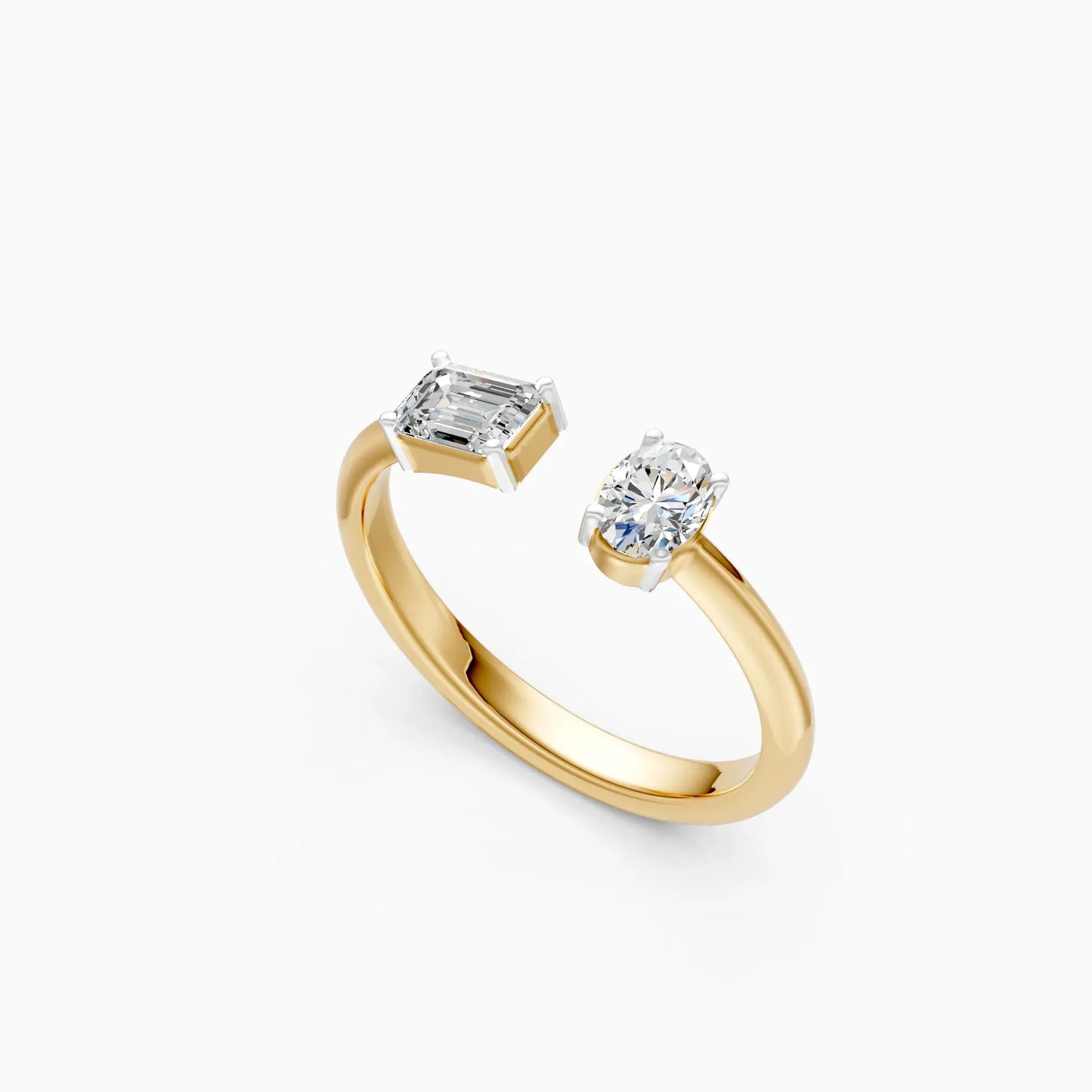 Delicate Open Cuff Diamond Women’s Band