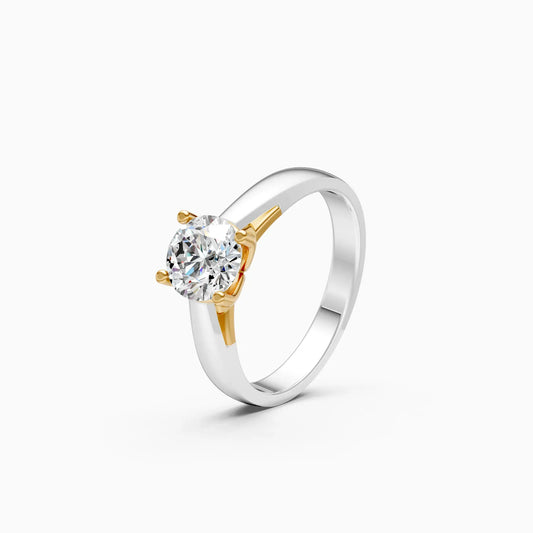 Classic Round Diamond Solitaire Engagement Ring