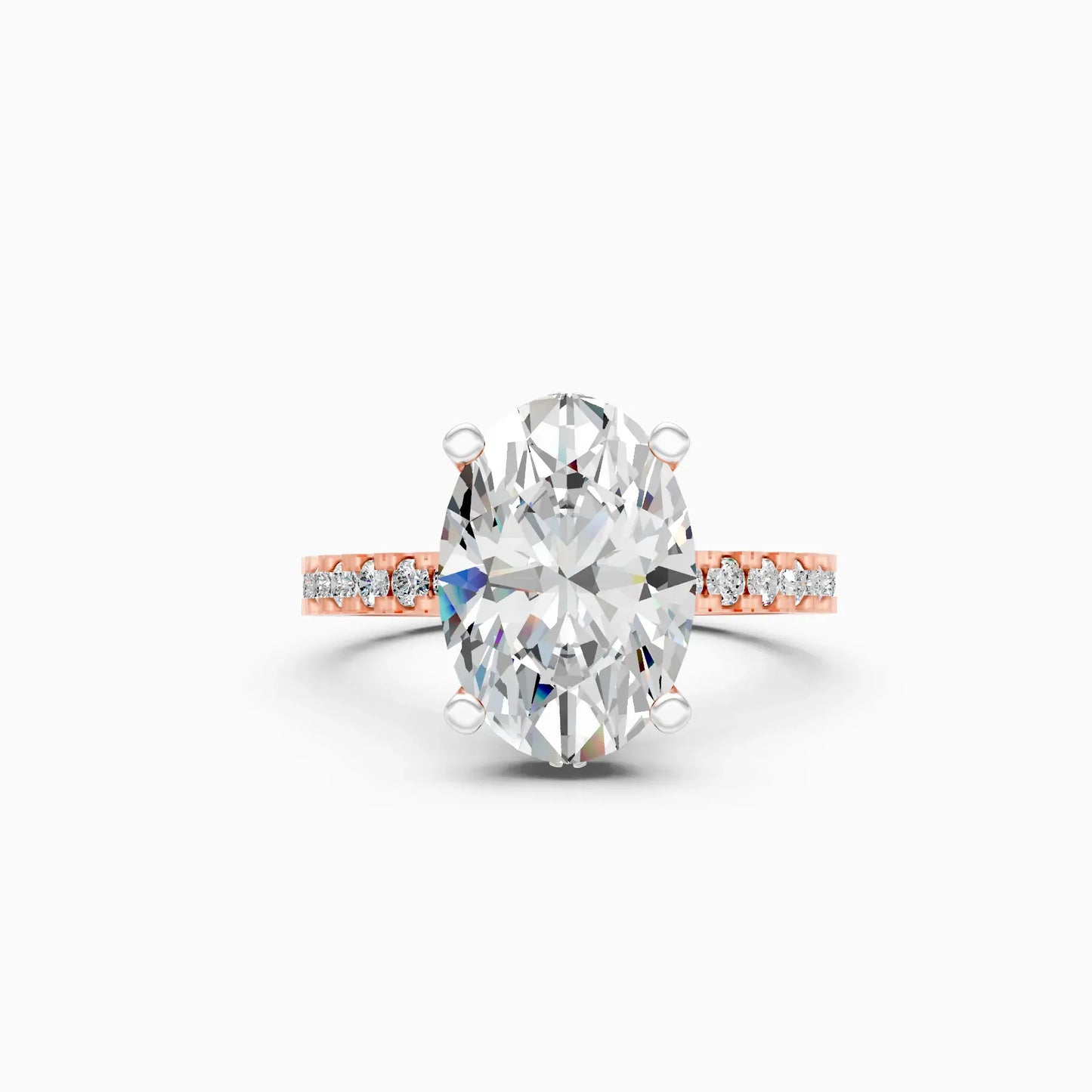 Spark With Oval Diamond Engagement Ring