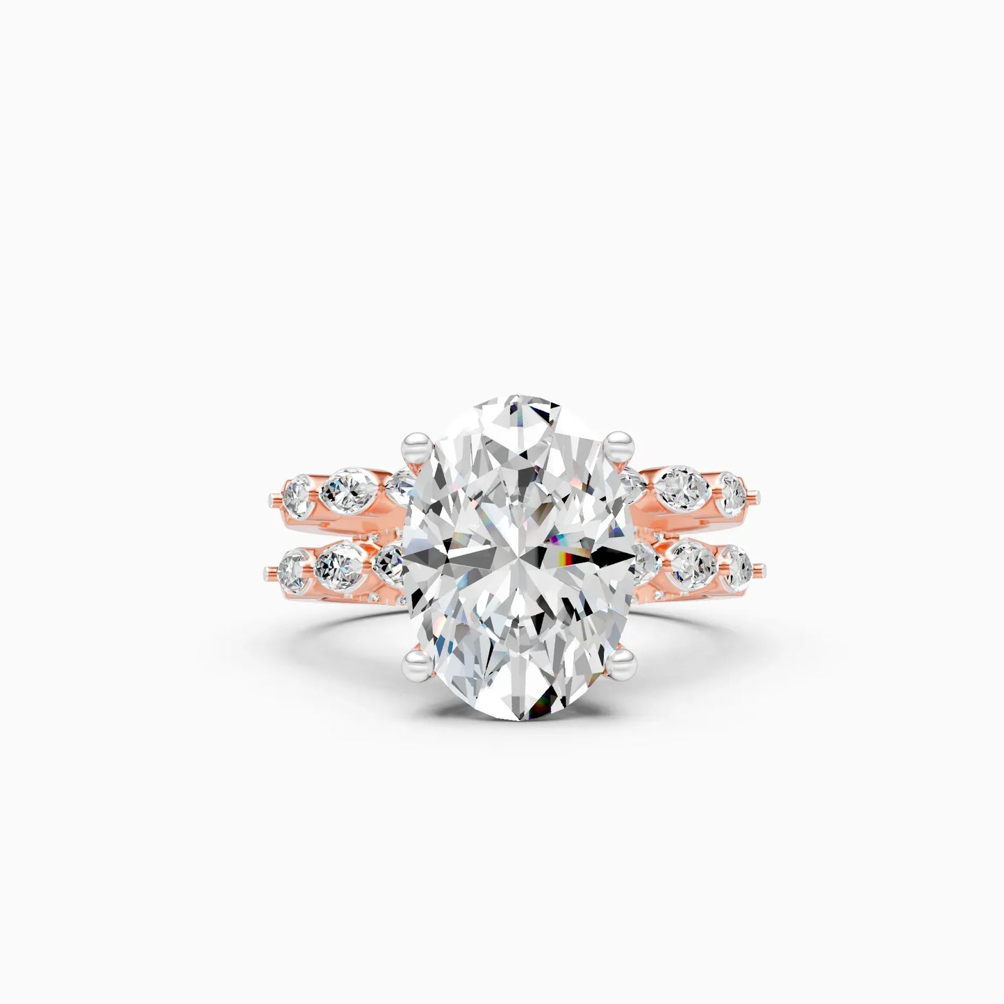 Royal Oval Cut Diamond Engagement Ring