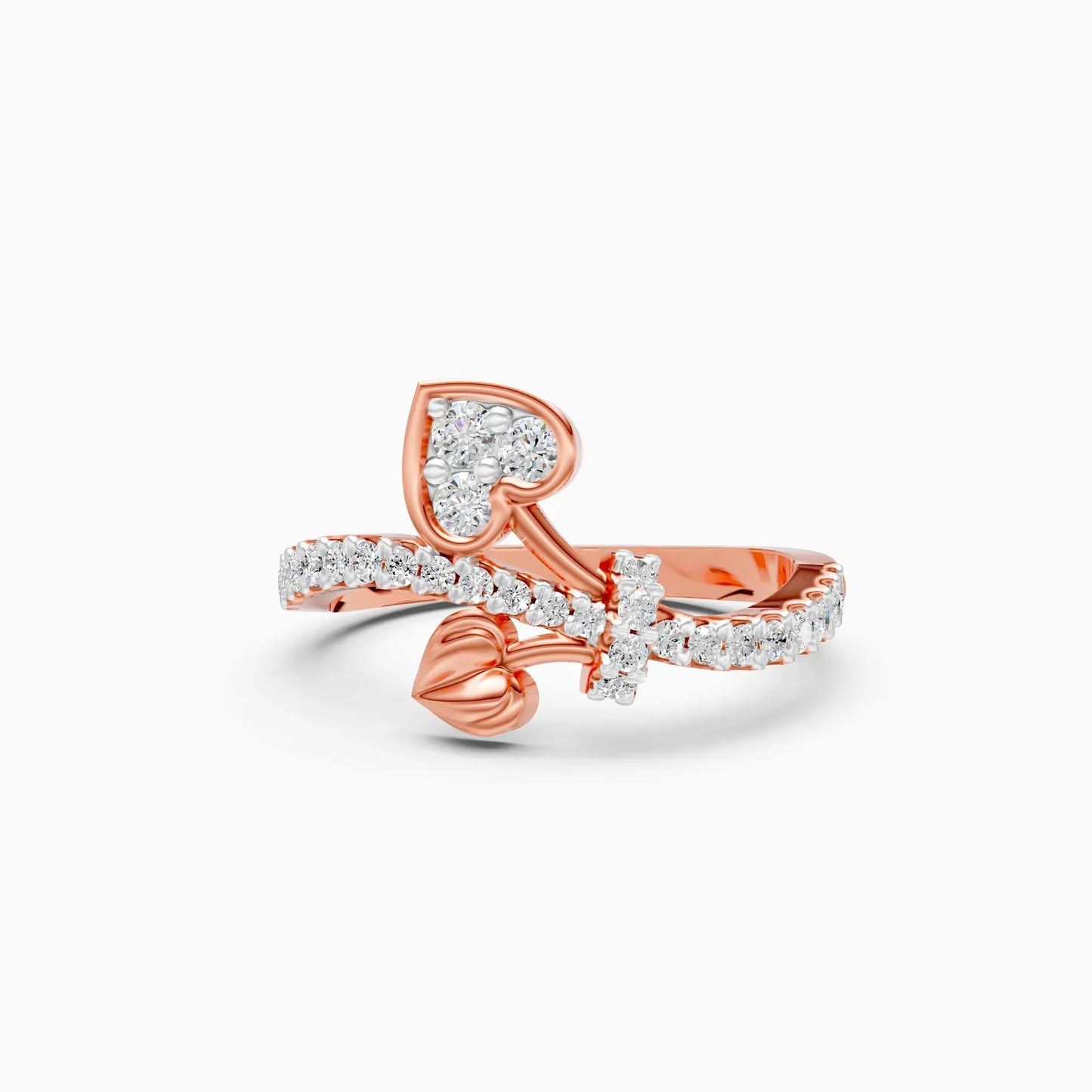 Eternal Bond Heart Diamond Ring