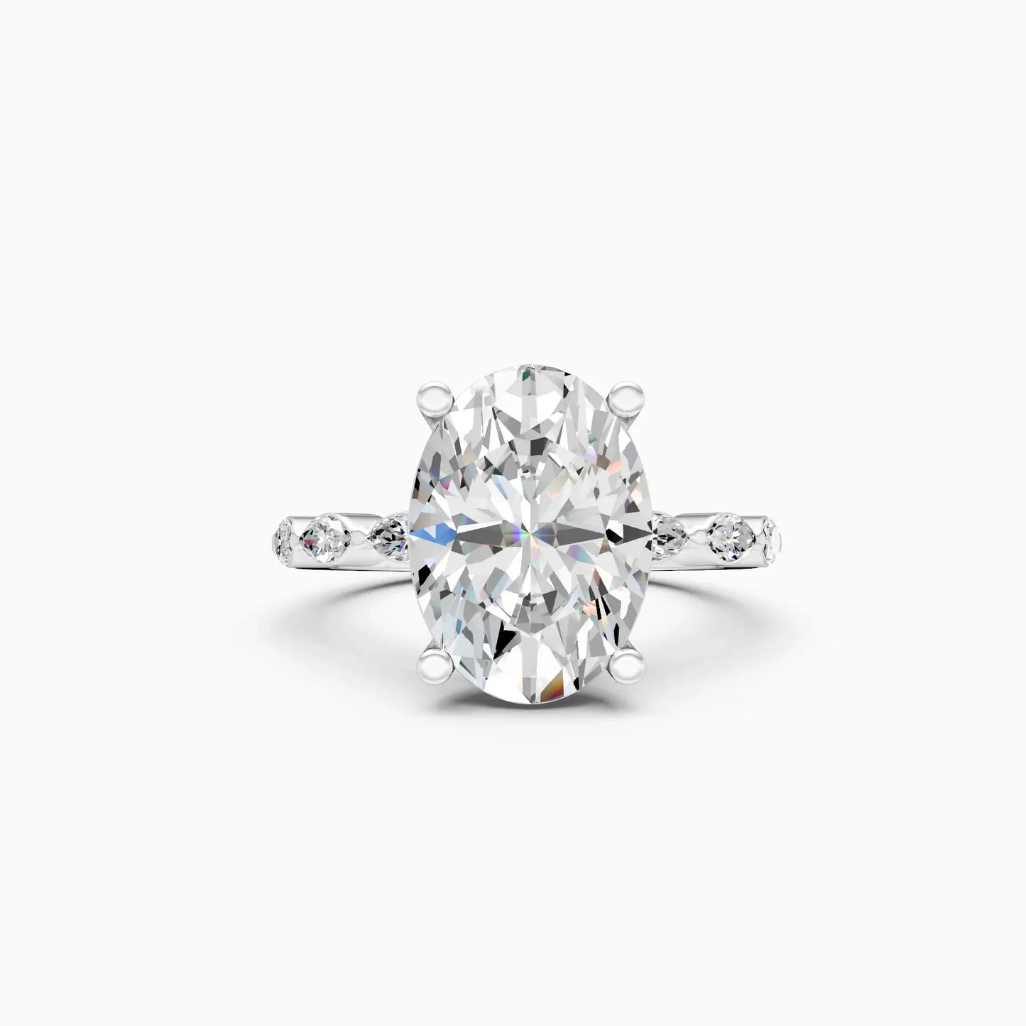 Crown of Grace Oval Diamond Ring
