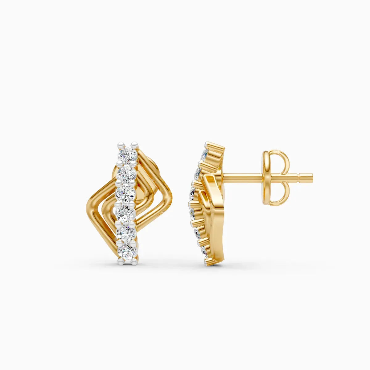 Layered Open-Frame Studs
