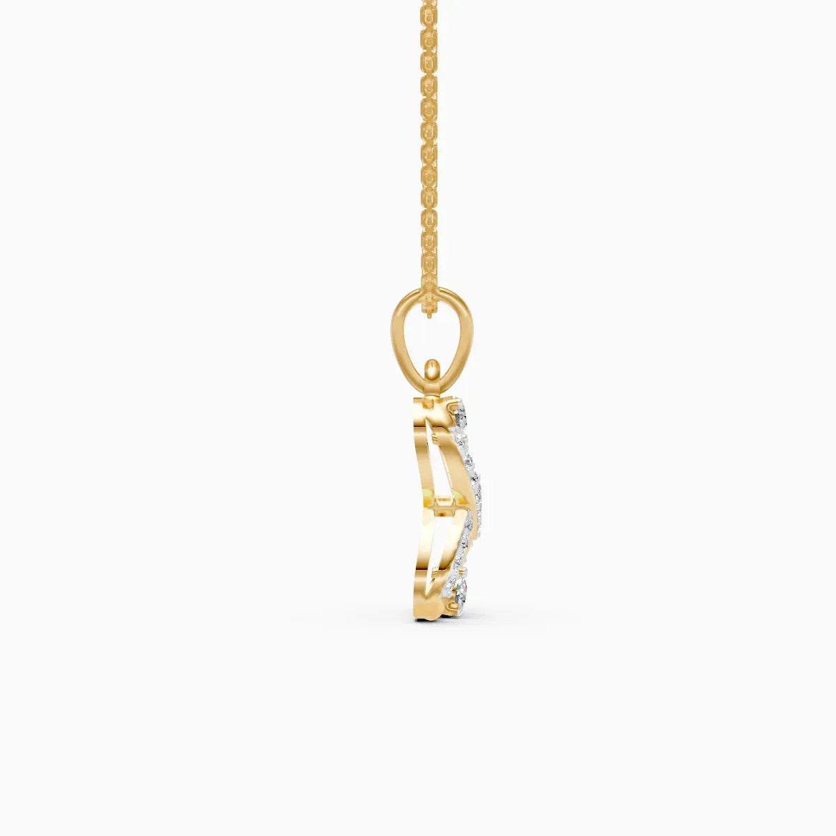 Infinity Heart Diamond Pendant