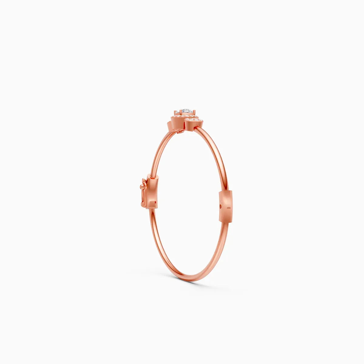 Minimalist Grace Solitaire Bar Diamond Bracelet