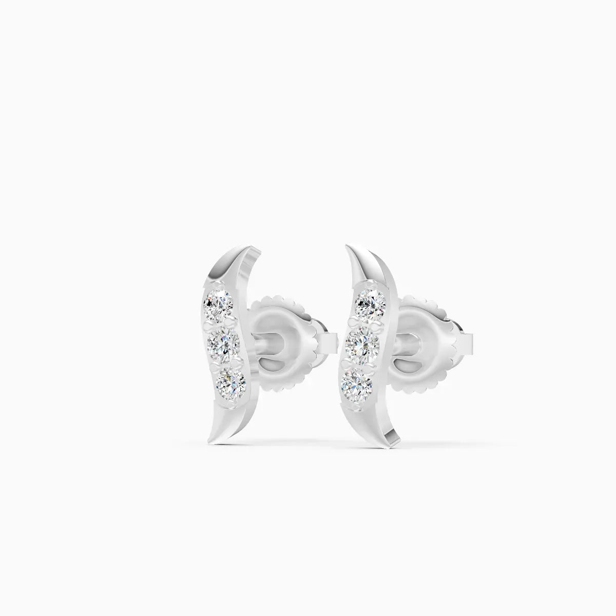 Crescent Wave Studs