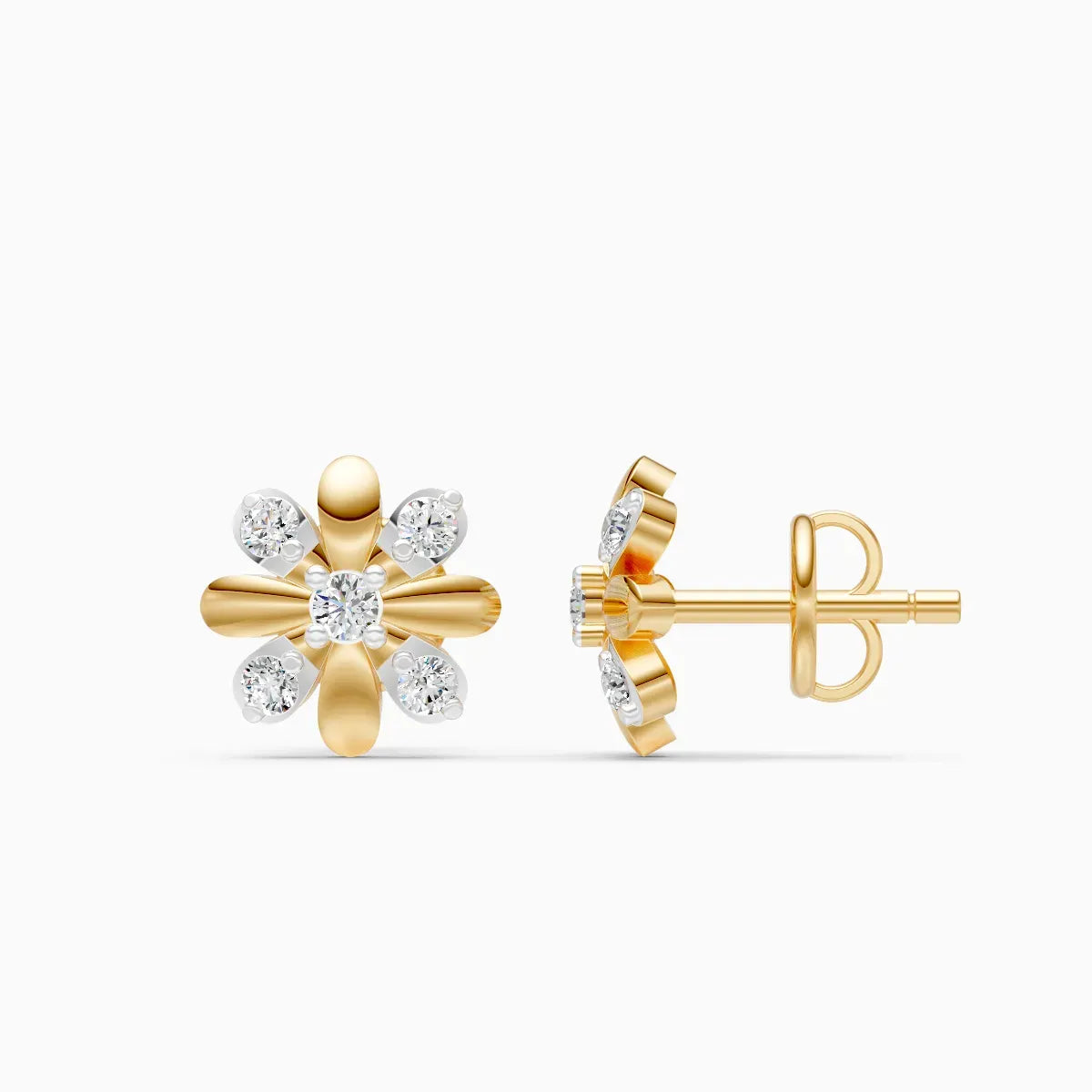 Petal Radiance Diamond Studs