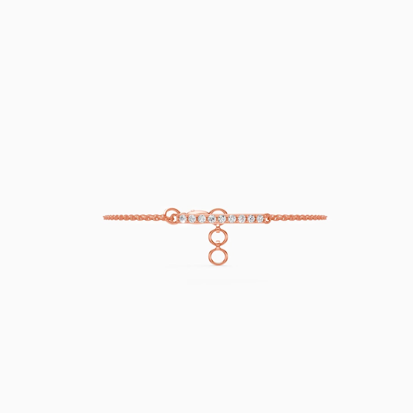 Delicate Bar Lab Grown Diamond Bracelet