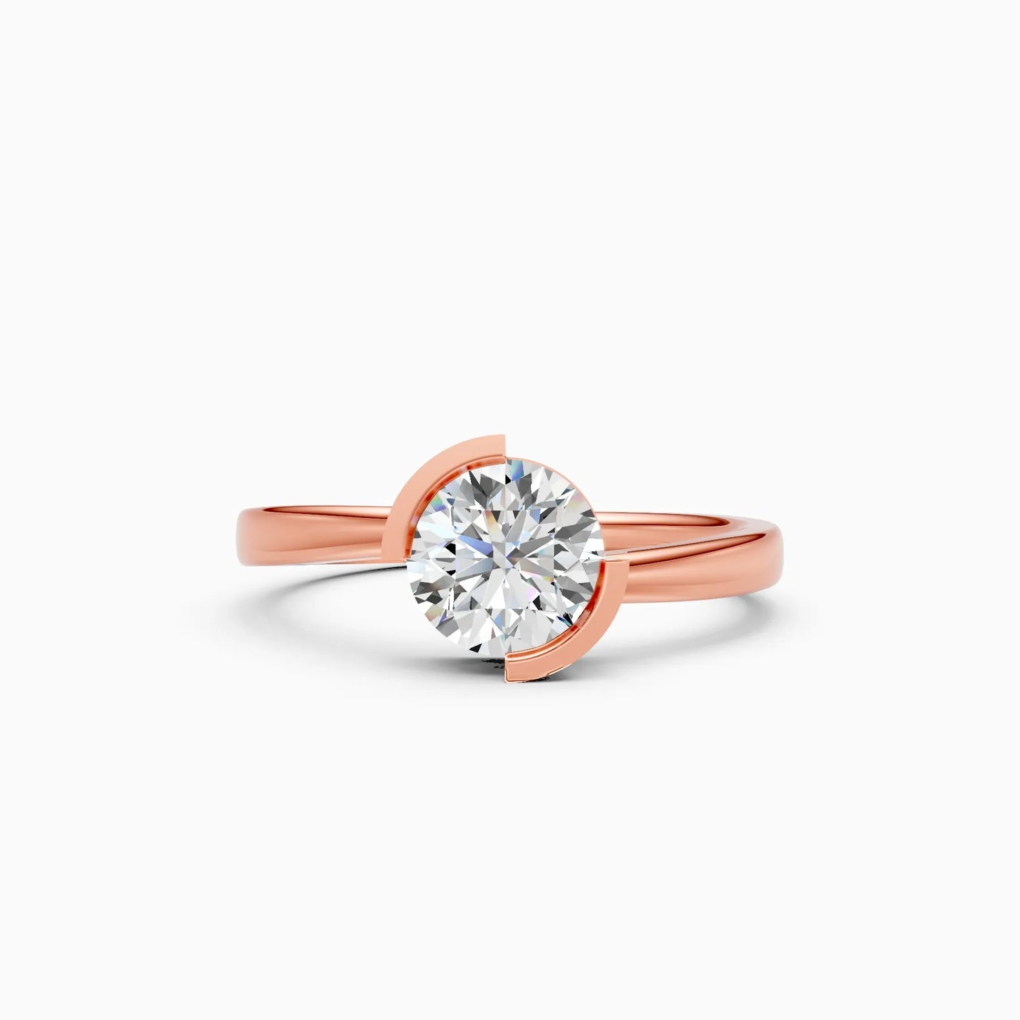 Signature Arc Lab Grown Diamond Solitaire Ring
