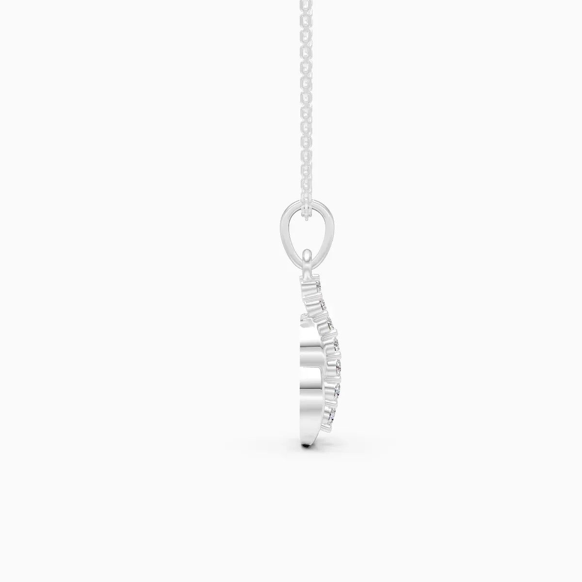 Interlinked Circle Diamond Pendant