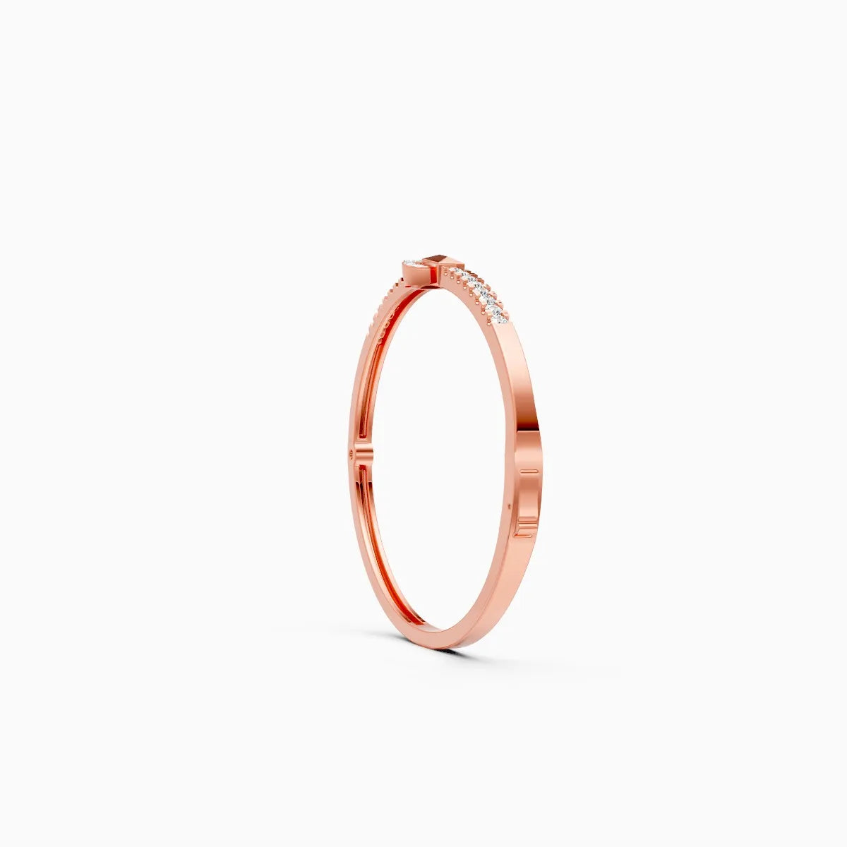 Circle Clasp Diamond Bracelet
