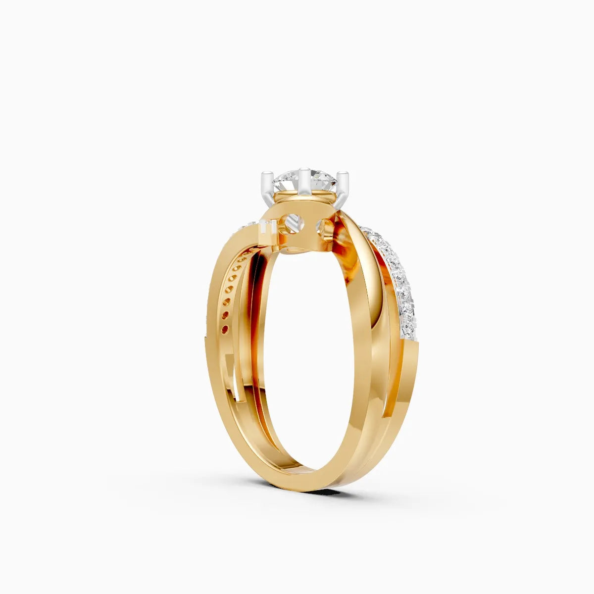 Twilight Twist Lab Grown Diamond Ring