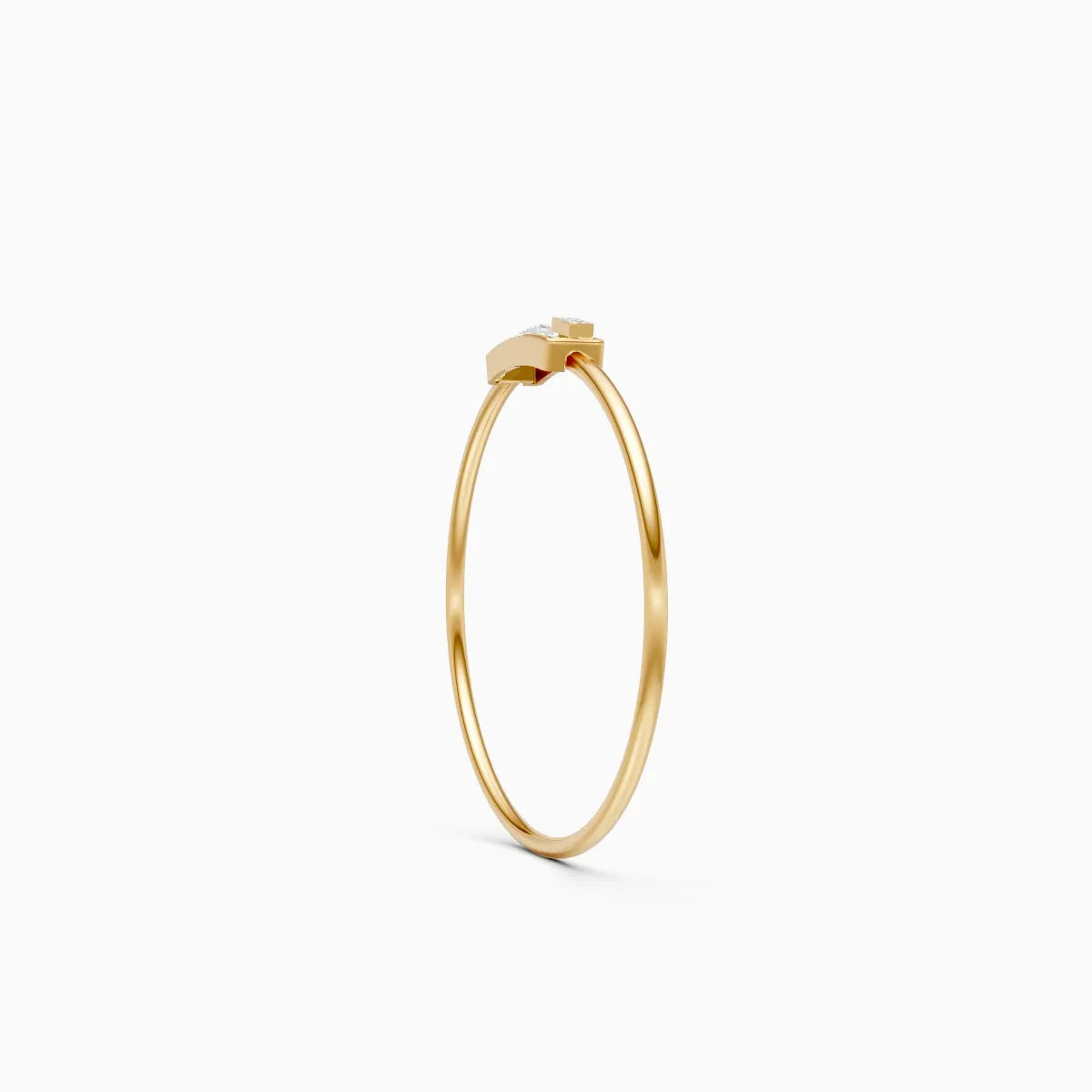 Elegant Rectangular motif Diamond Kada