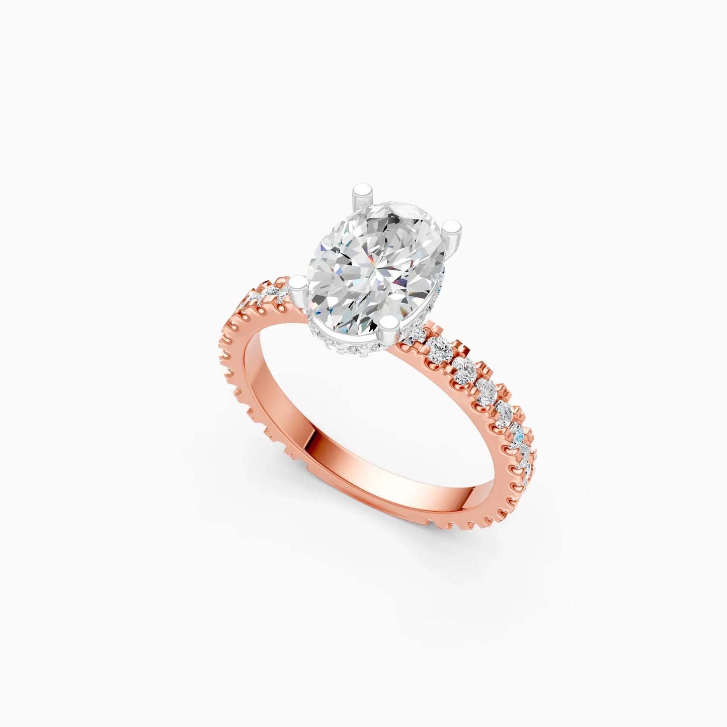 Empress Grace Blink Oval Diamond Ring