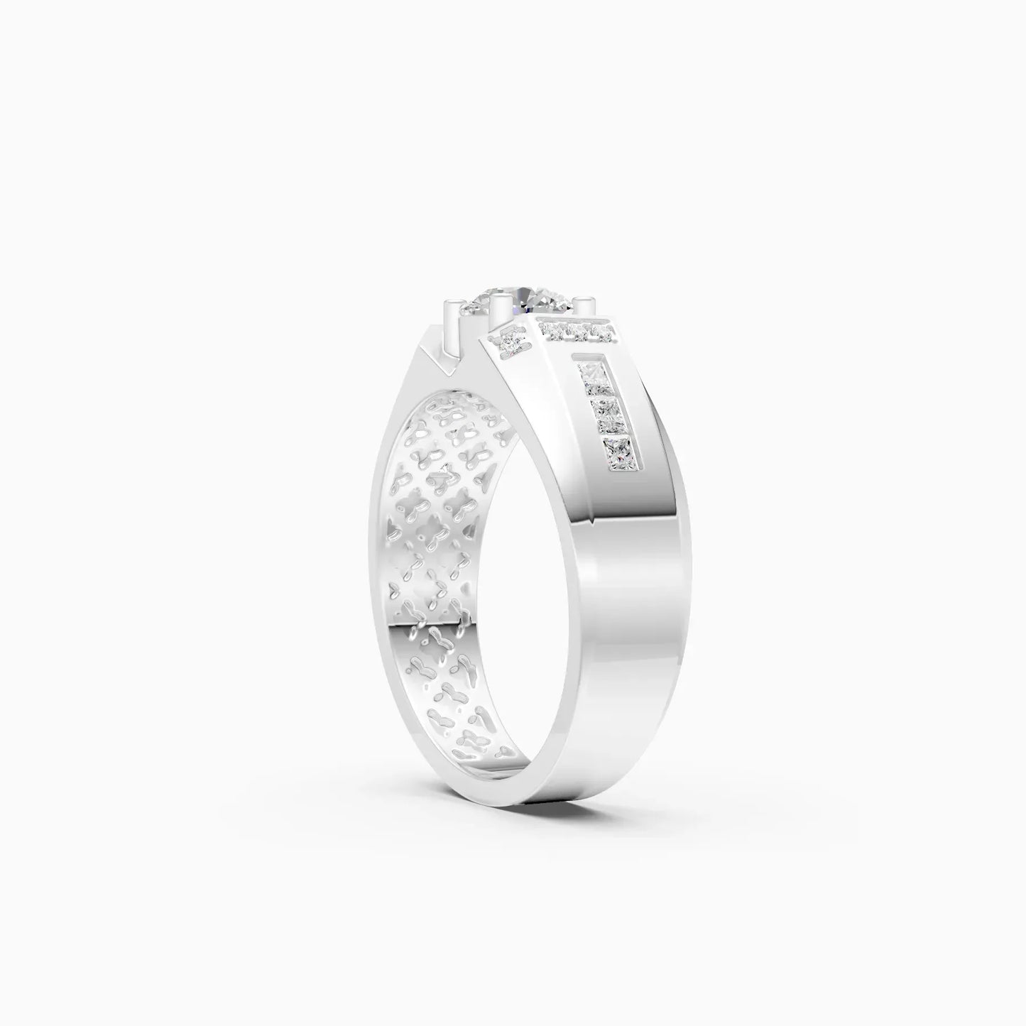 Modern Classic Solitaire Men's Ring