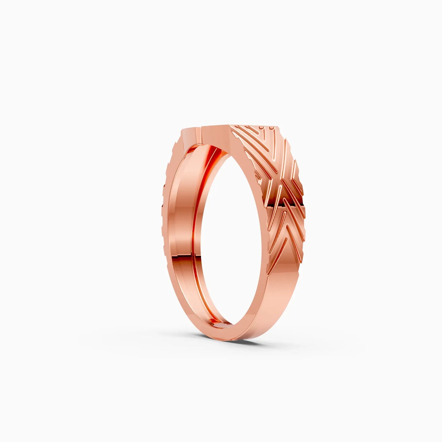 Sparkling Men's Lab Grown Diamond Ring