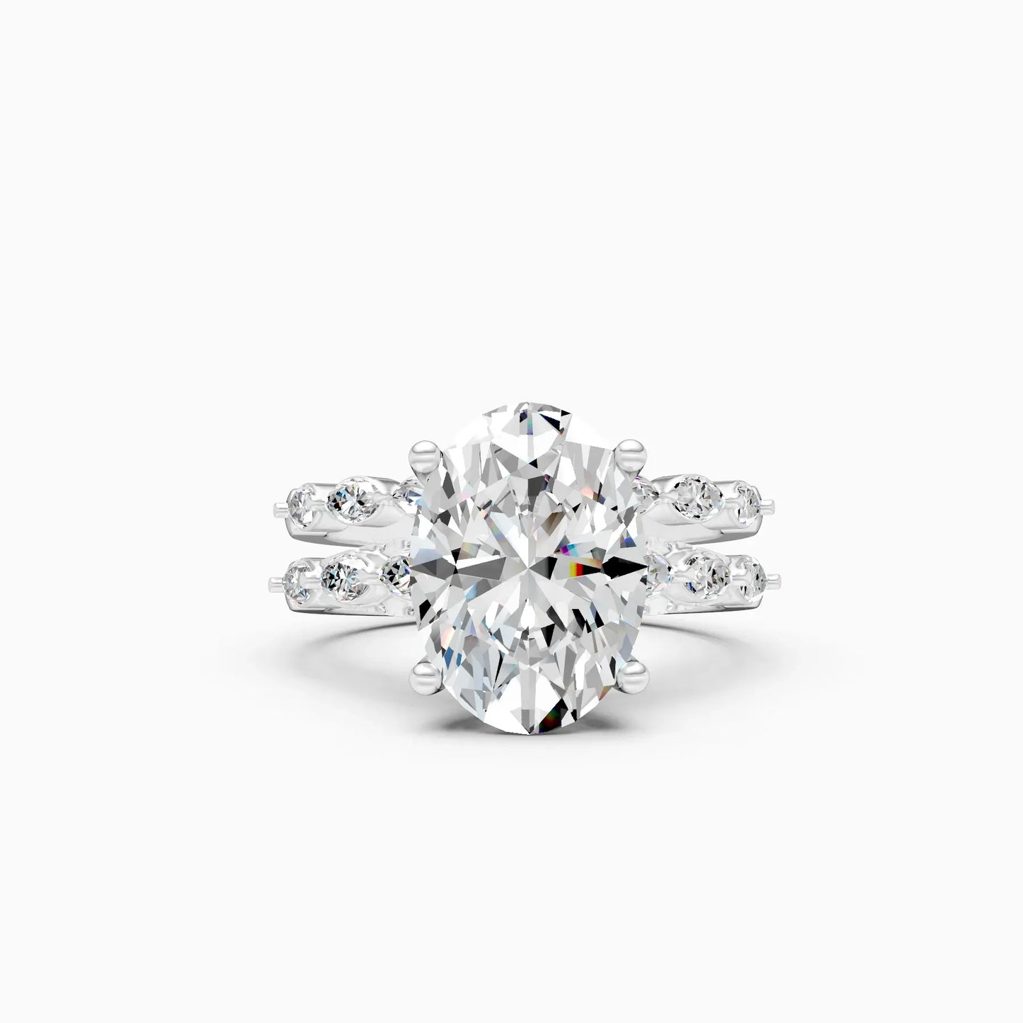 Royal Oval Cut Diamond Engagement Ring