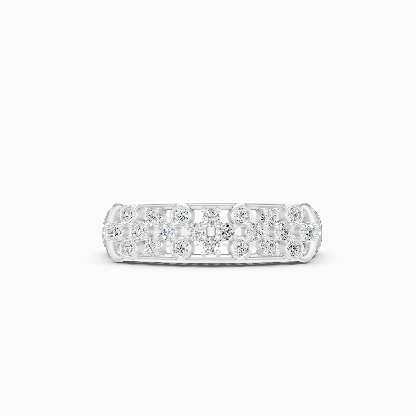 14K Gold Round Cut Diamond Engagement Ring