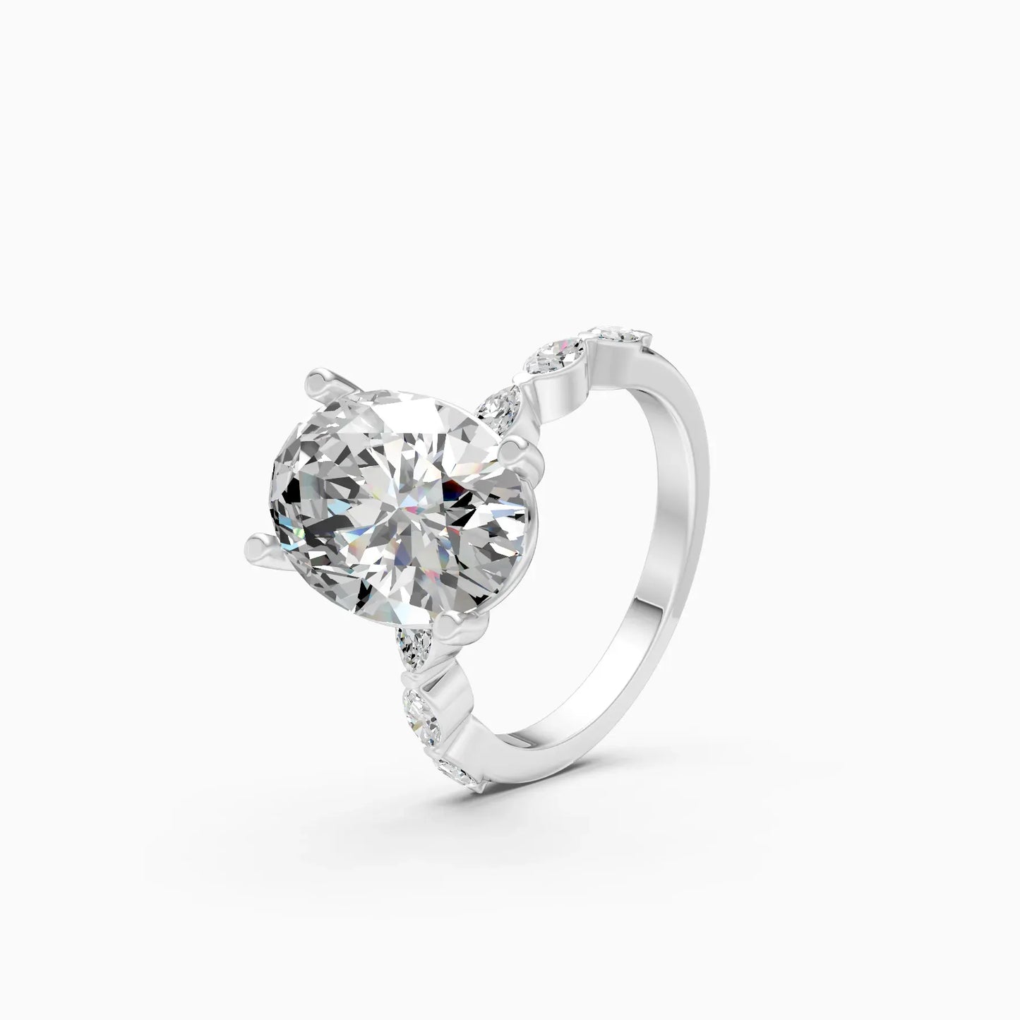 Crown of Grace Oval Diamond Ring
