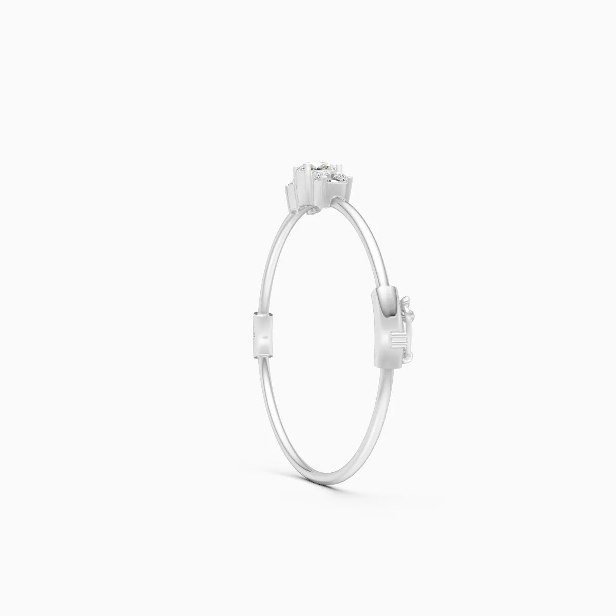 Bold Round Solitaires Diamond Bracelet