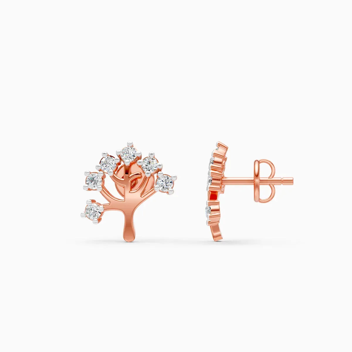 Diamond Tree Studs