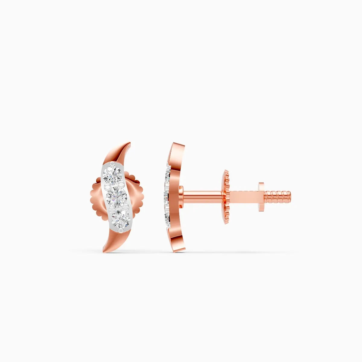 Crescent Wave Studs