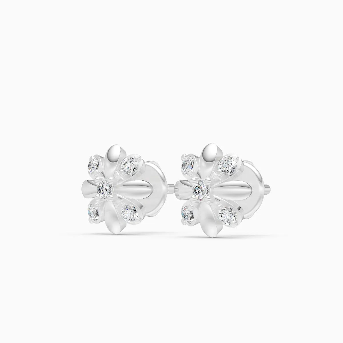 Petal Radiance Diamond Studs