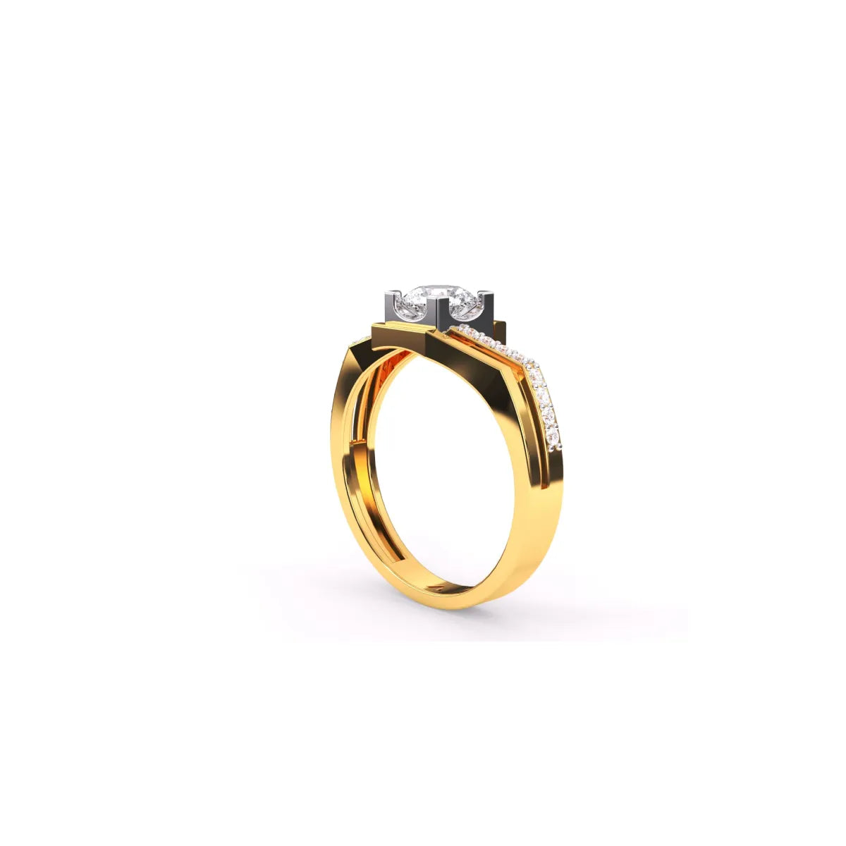 Lab Grown Diamond Double Raw Band Ring