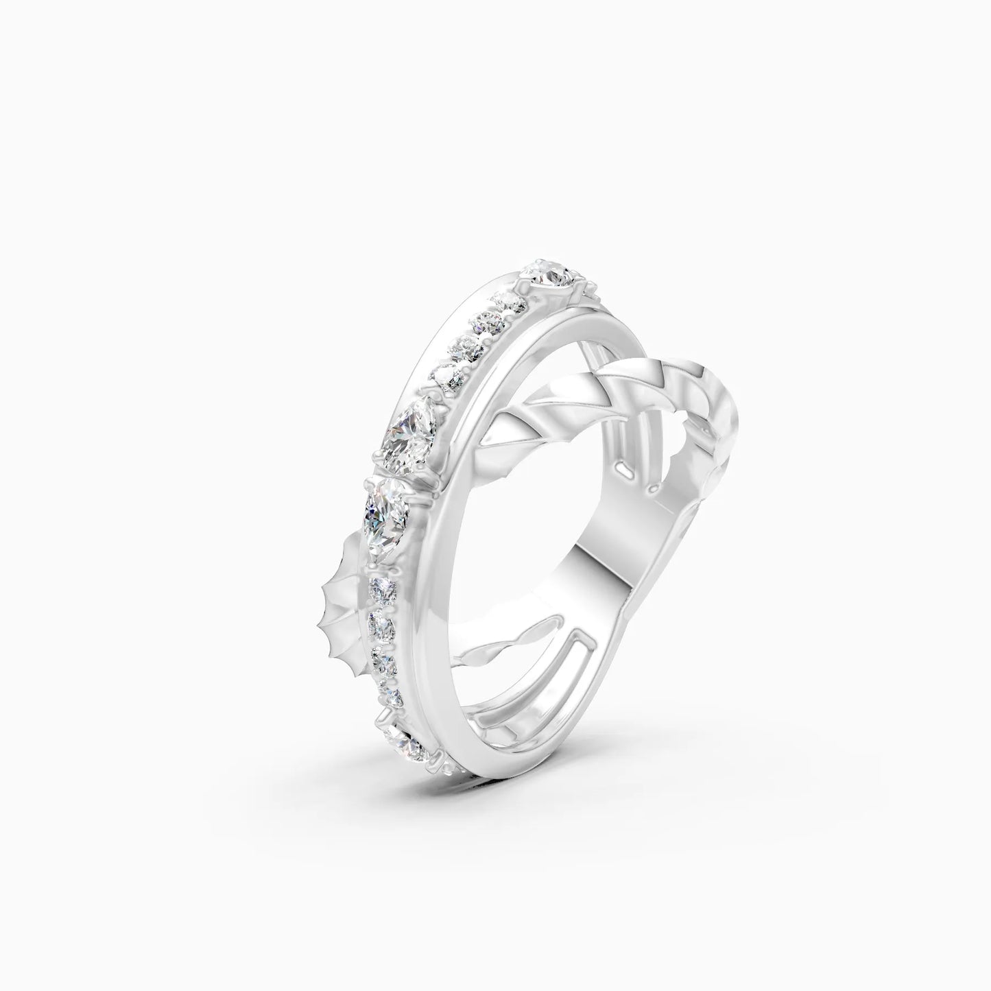 Divina Twist Lab Grown Diamond Ring