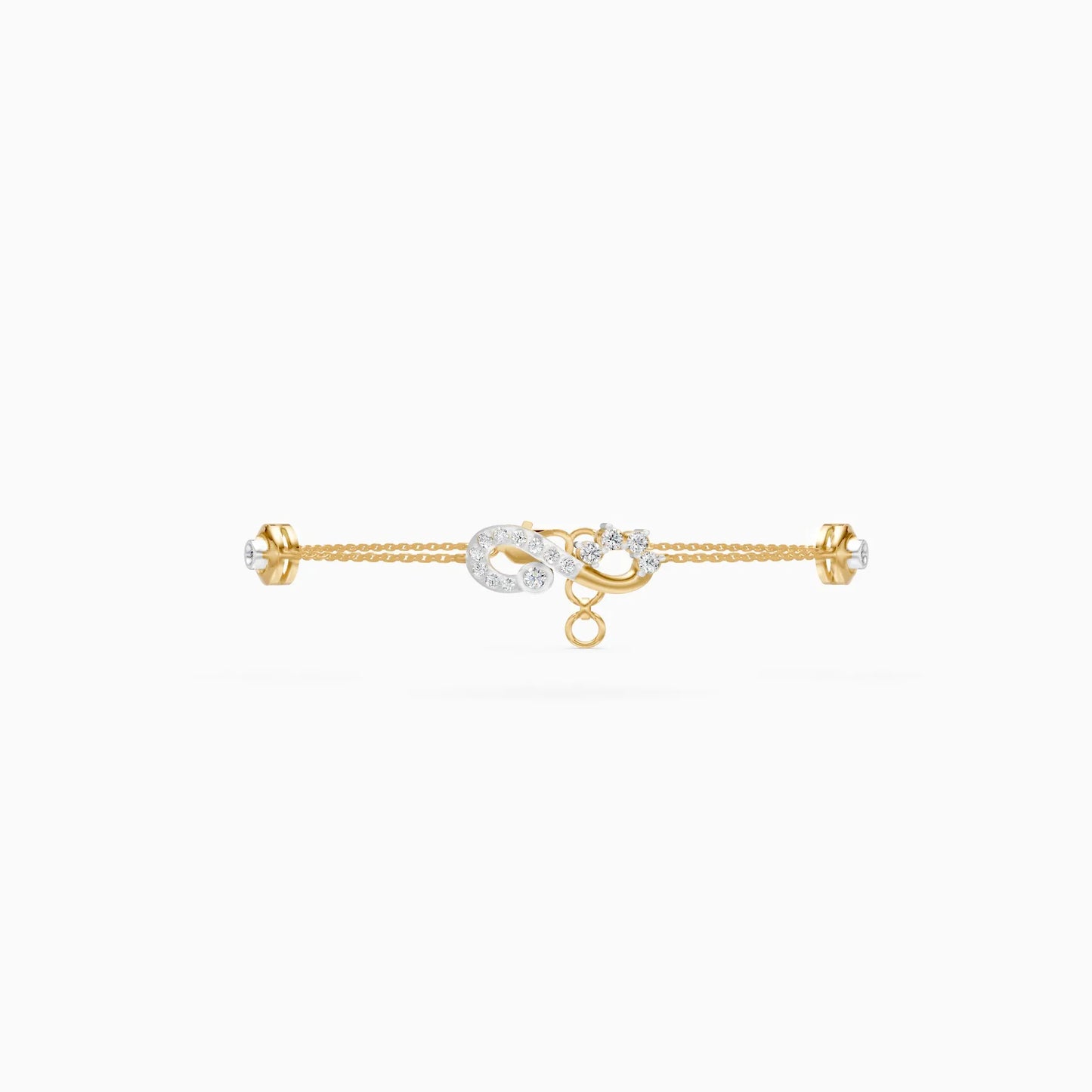 Modern Infinity Style Lab Grown Diamond Bracelet