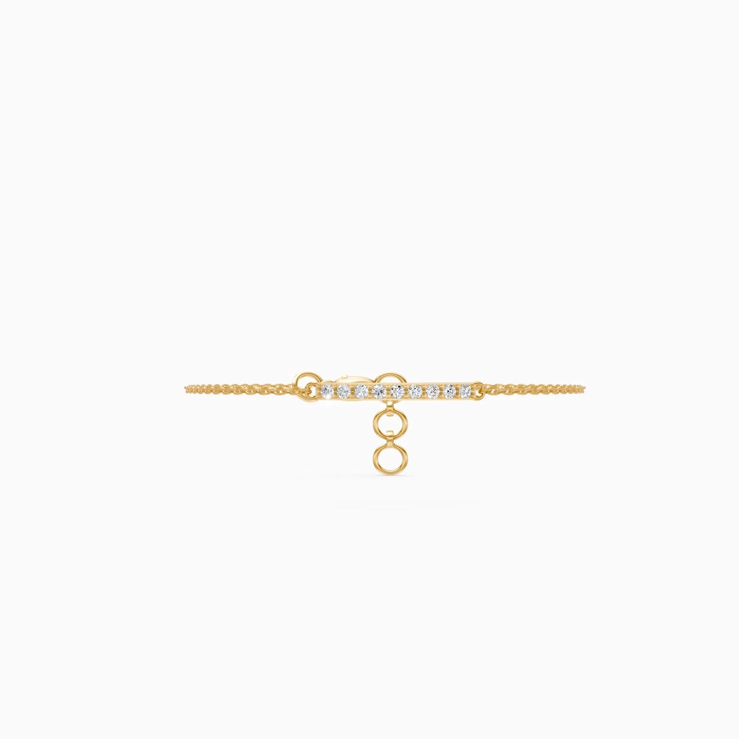 Delicate Bar Lab Grown Diamond Bracelet