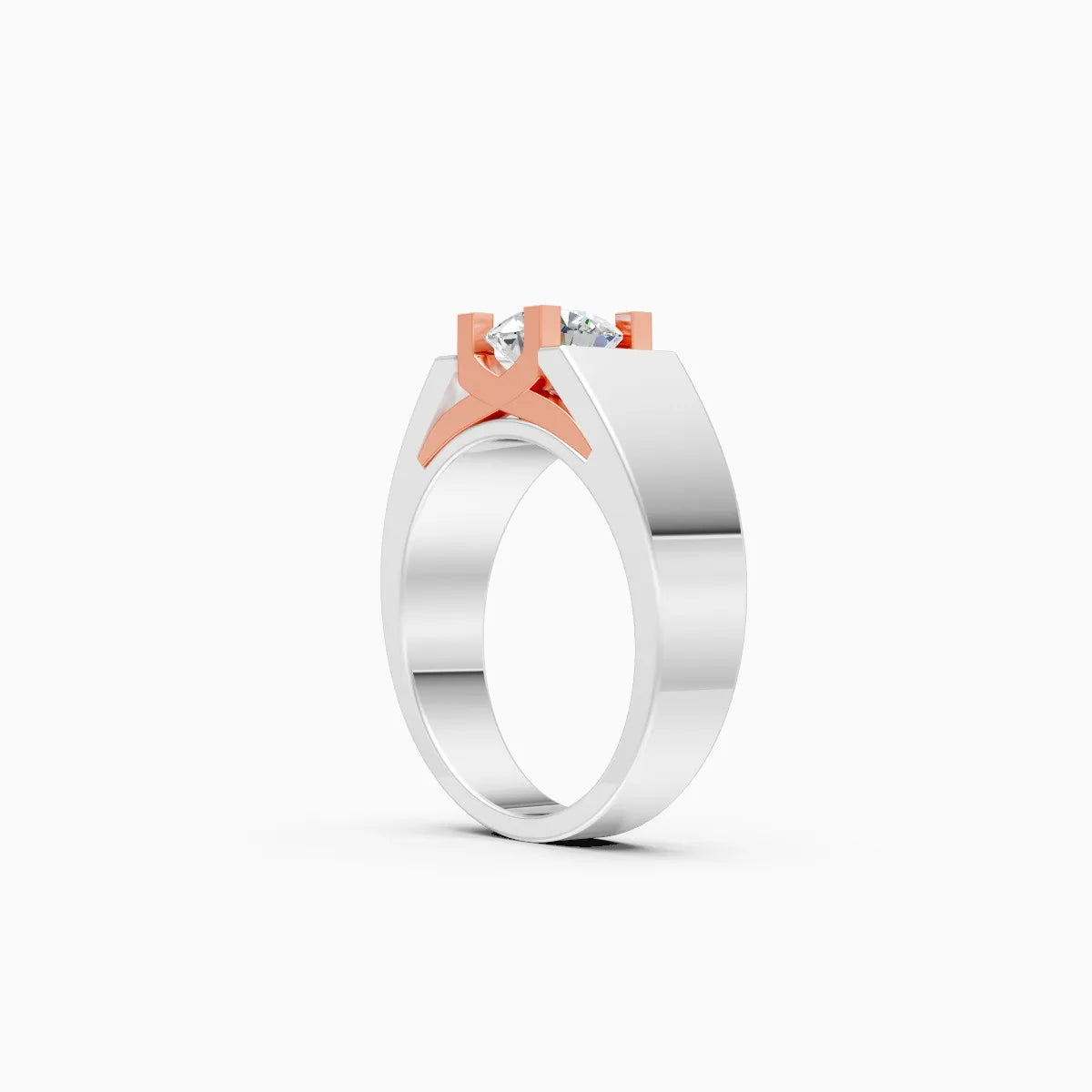 Classic Round Lab Grown Solitaire Diamond Ring