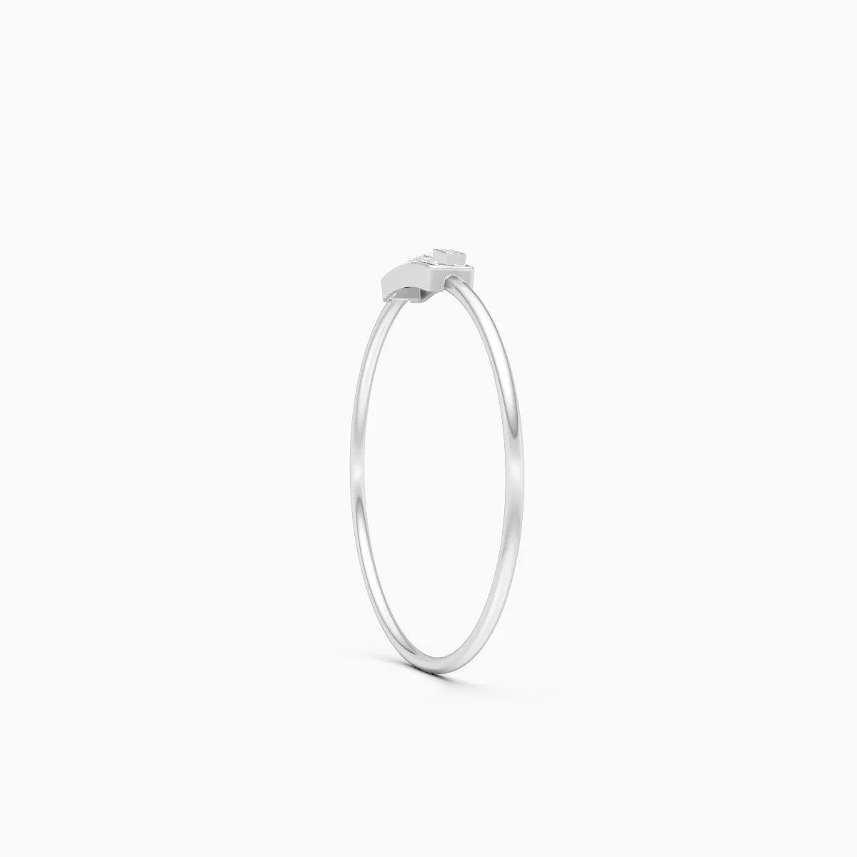 Elegant Rectangular motif Diamond Kada
