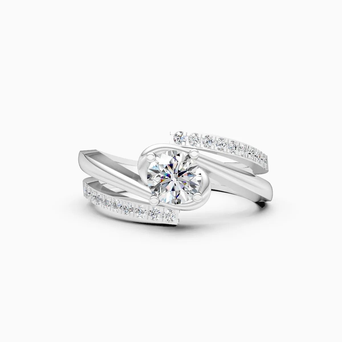 Twilight Twist Lab Grown Diamond Ring
