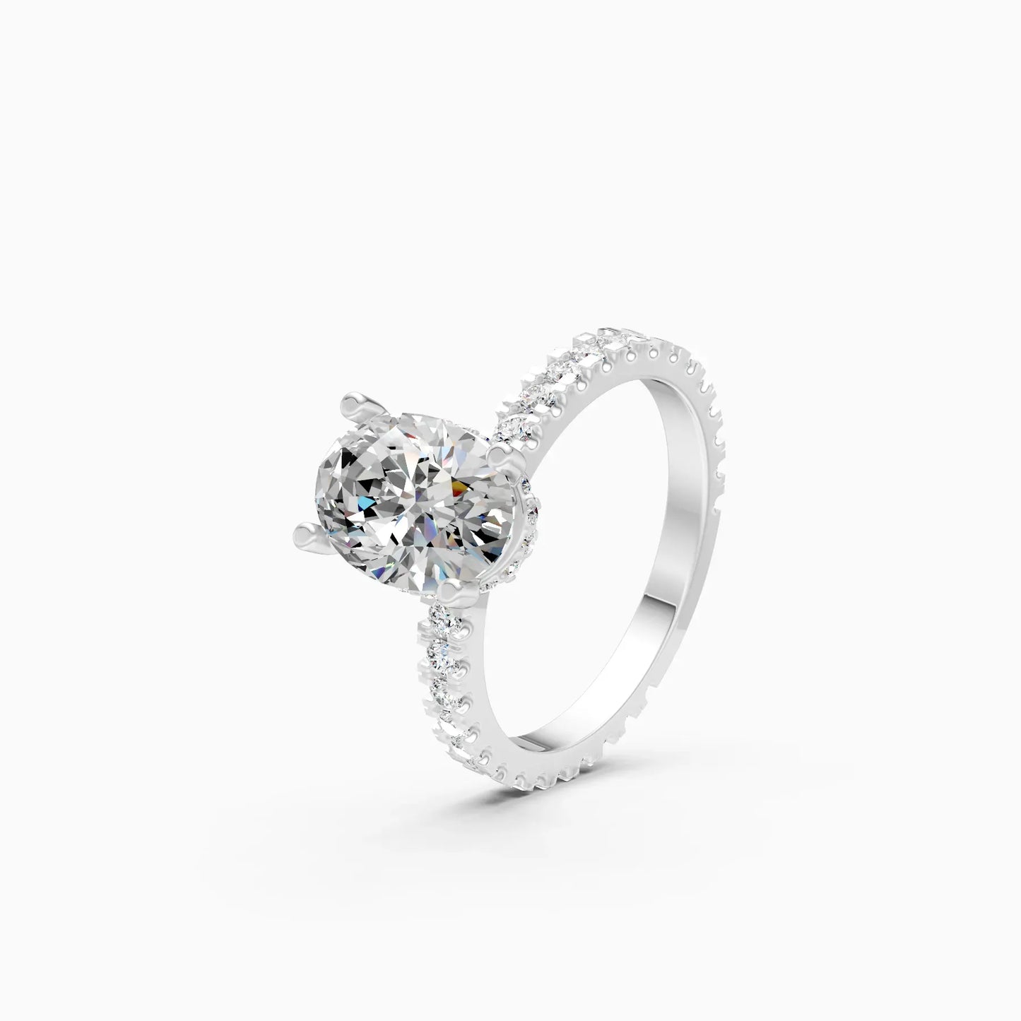 Empress Grace Blink Oval Diamond Ring