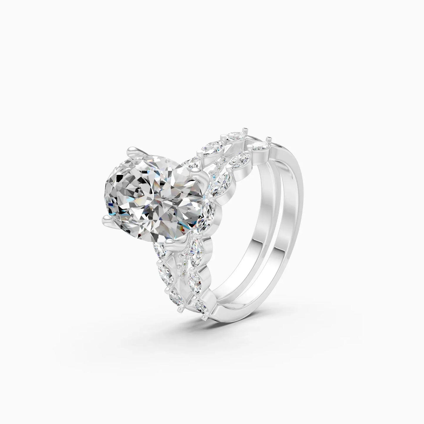 Royal Oval Cut Diamond Engagement Ring