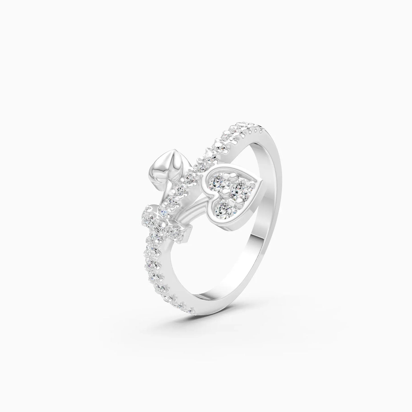 Eternal Bond Heart Diamond Ring