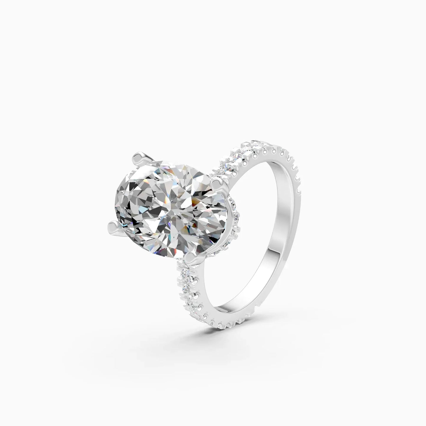 Spark With Oval Diamond Engagement Ring