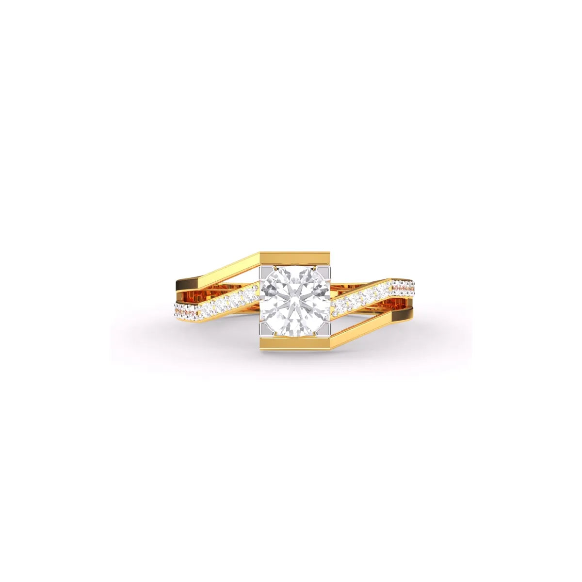 Lab Grown Diamond Double Raw Band Ring