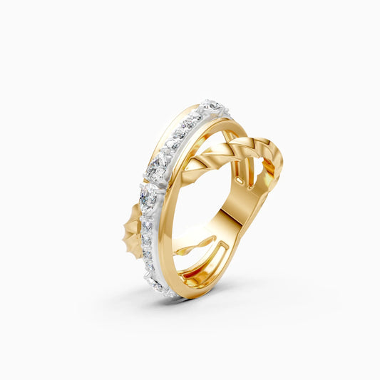 Divina Twist Lab Grown Diamond Ring