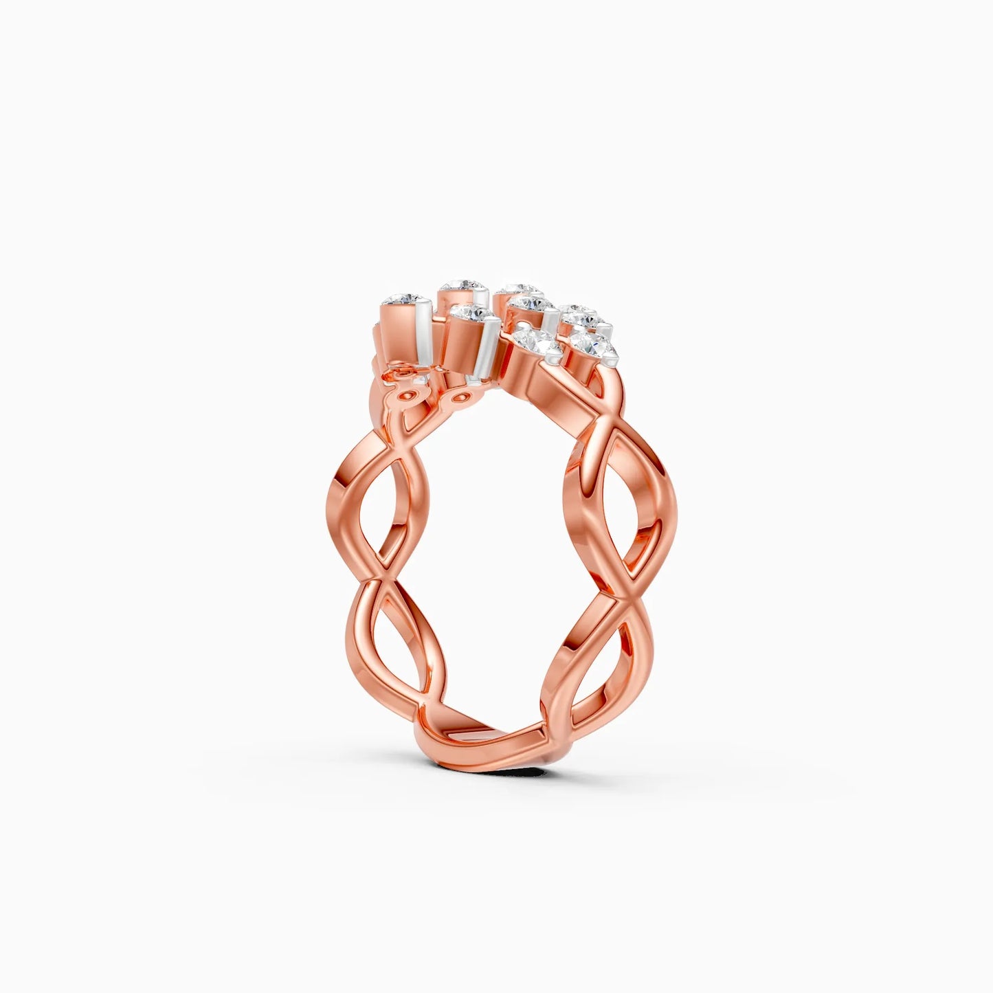Blooming Spark Lab Grown Diamond Ring