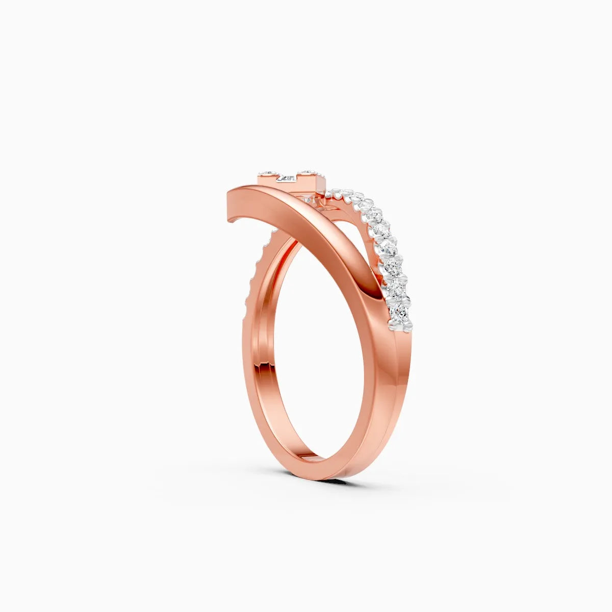 Twin Flow Diamond Cluster Ring