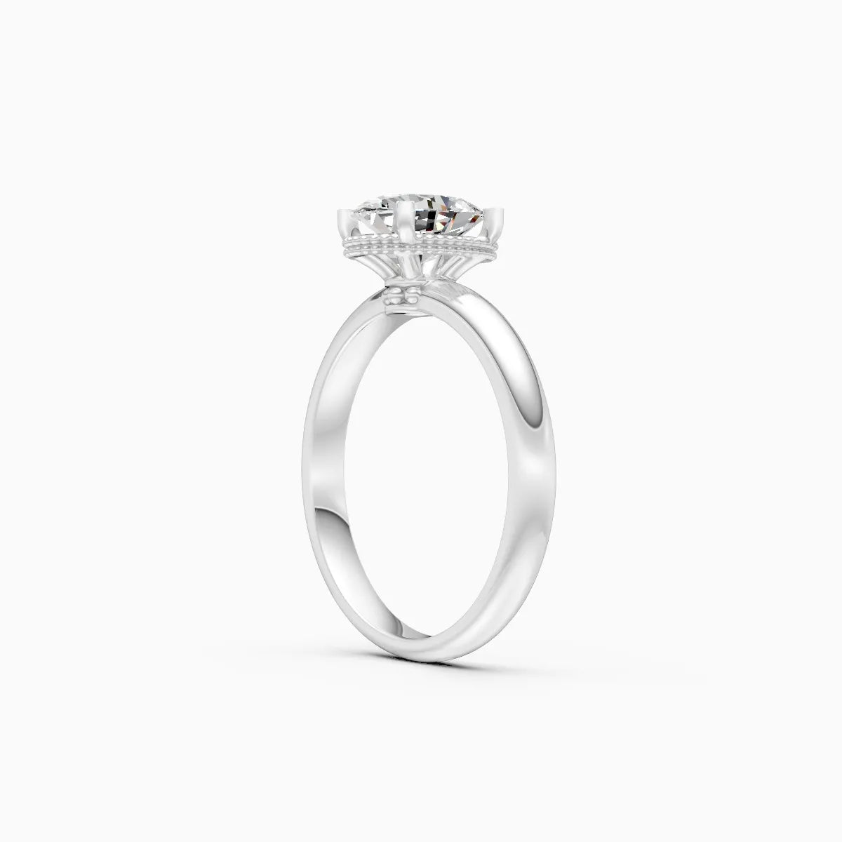 Timeless Oval Lab Grown Diamond Ring